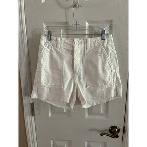 Gap Utility White Shorts Size 8